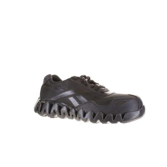 Reebok Mens Zig Pulse Black Safety Shoes Size 10 Wide (E, W) - Picture 3 of 4